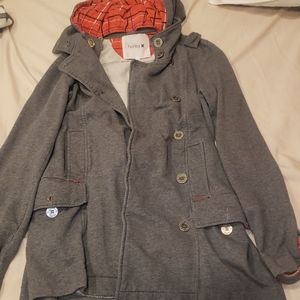 Hurley Long Sweater, Medium, Grey